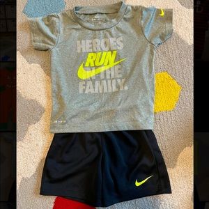 24month Nike 2 piece shorts outfit